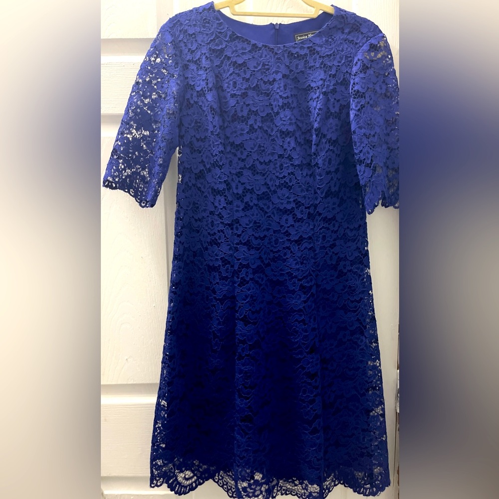 Lace floral dress